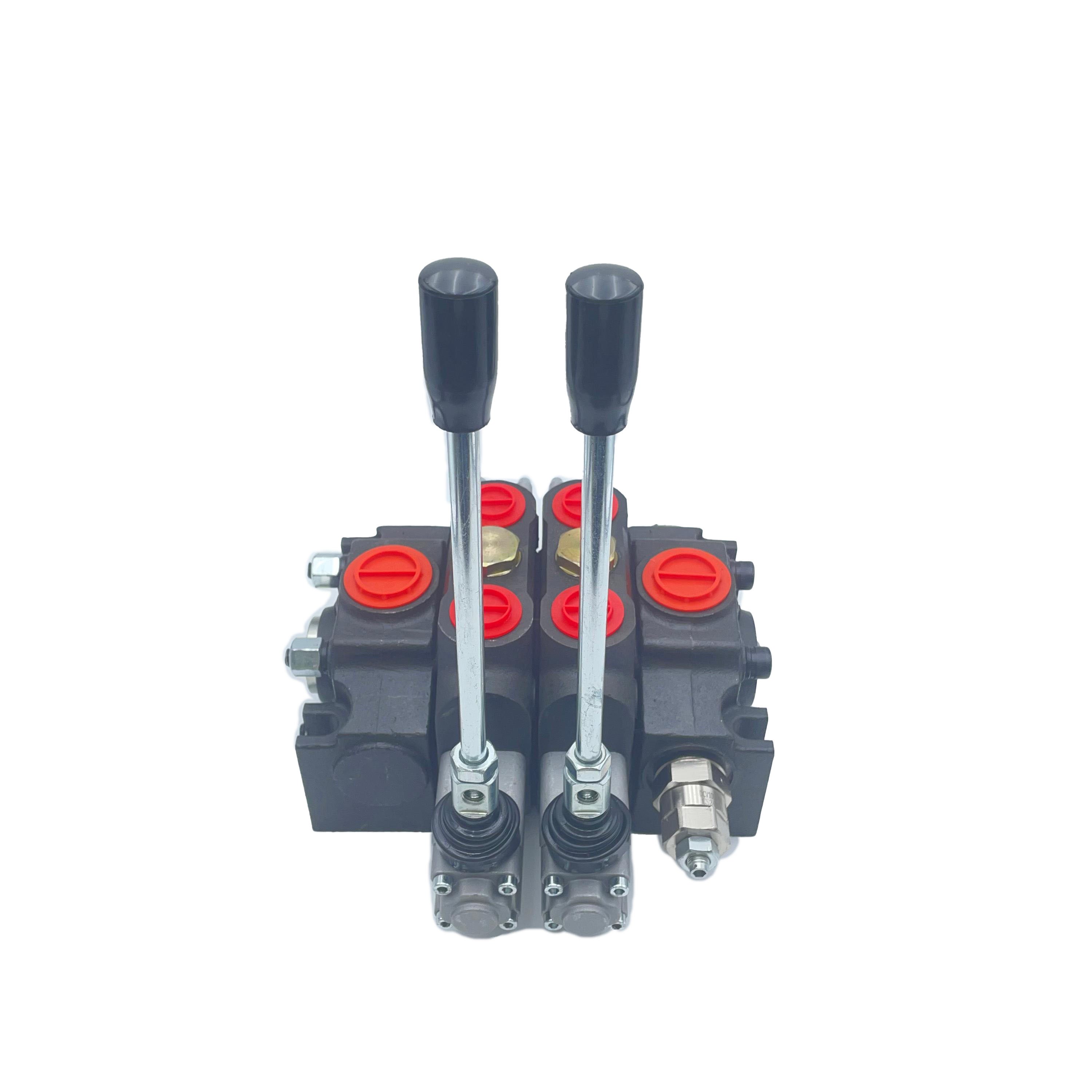Lixin 2 Spool DCV140 Hydraulic Monoblock Directional Control Valves OEM&ODM