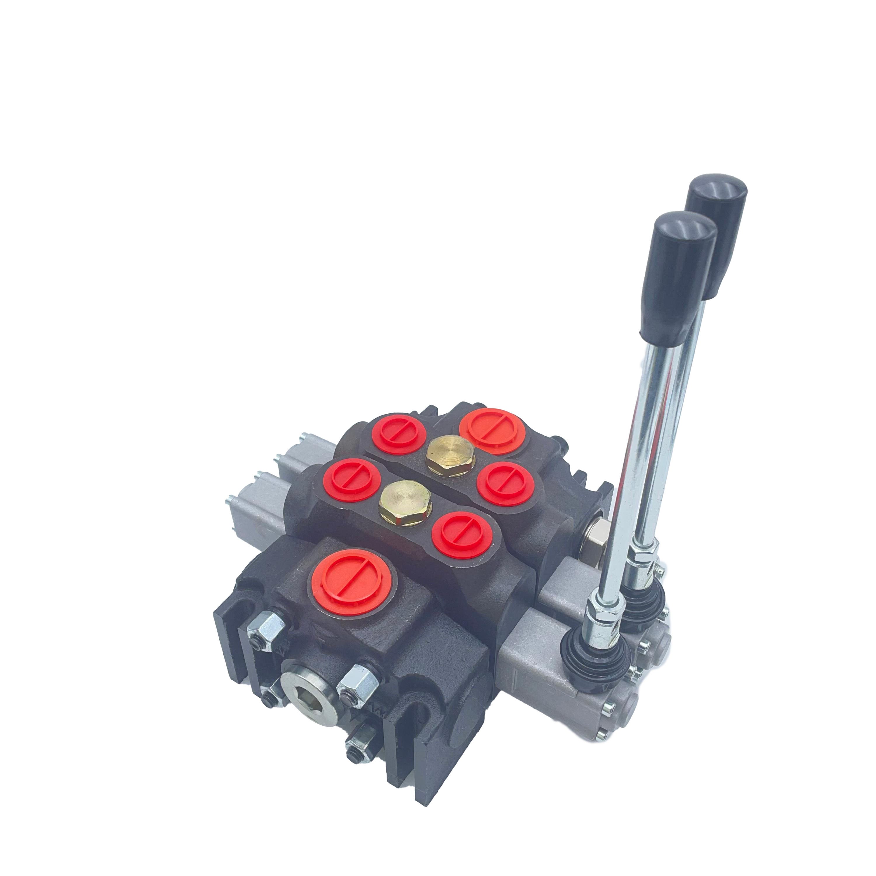 Lixin 2 Spool DCV140 Hydraulic Monoblock Directional Control Valves OEM&ODM