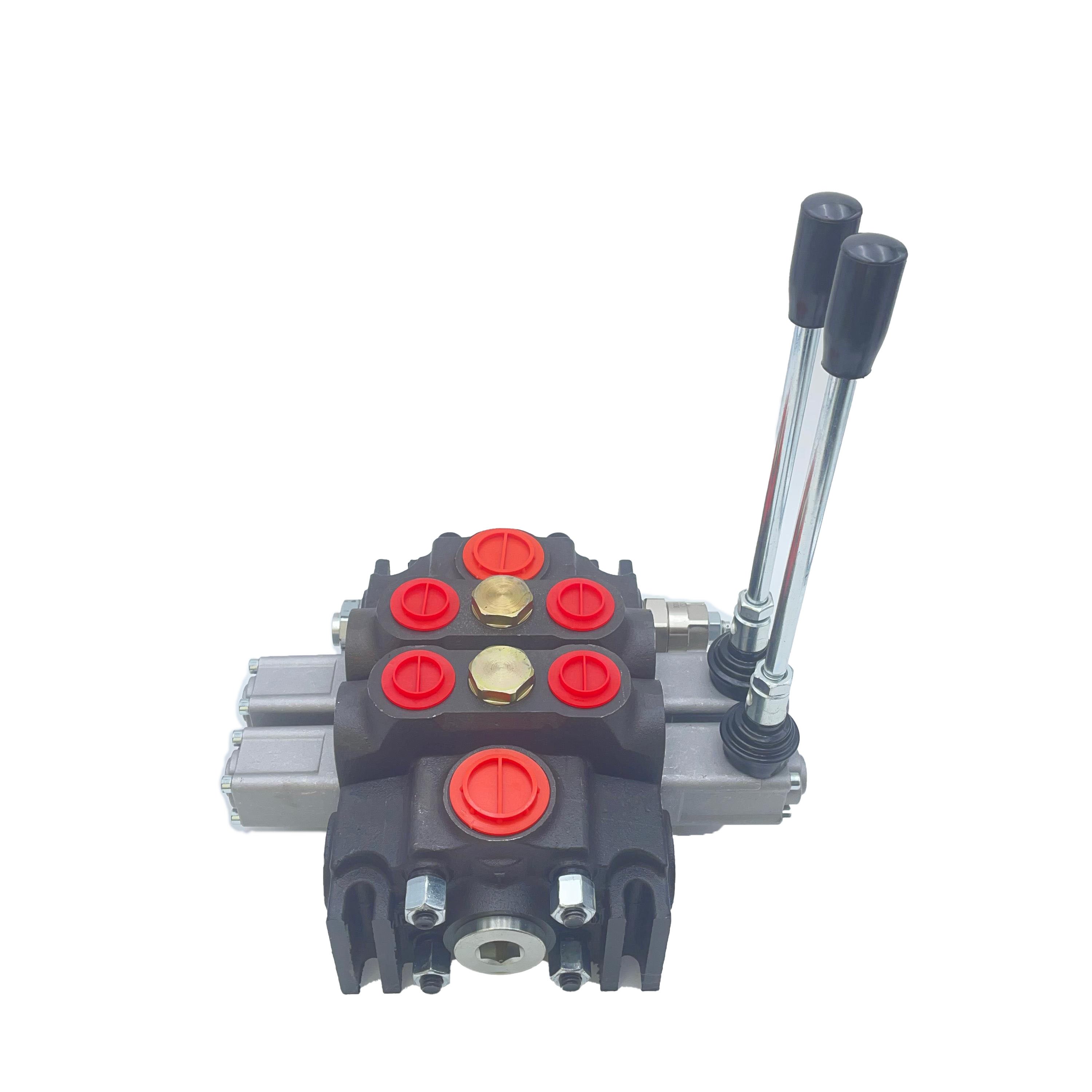 Lixin 2 Spool DCV140 Hydraulic Monoblock Directional Control Valves OEM&ODM
