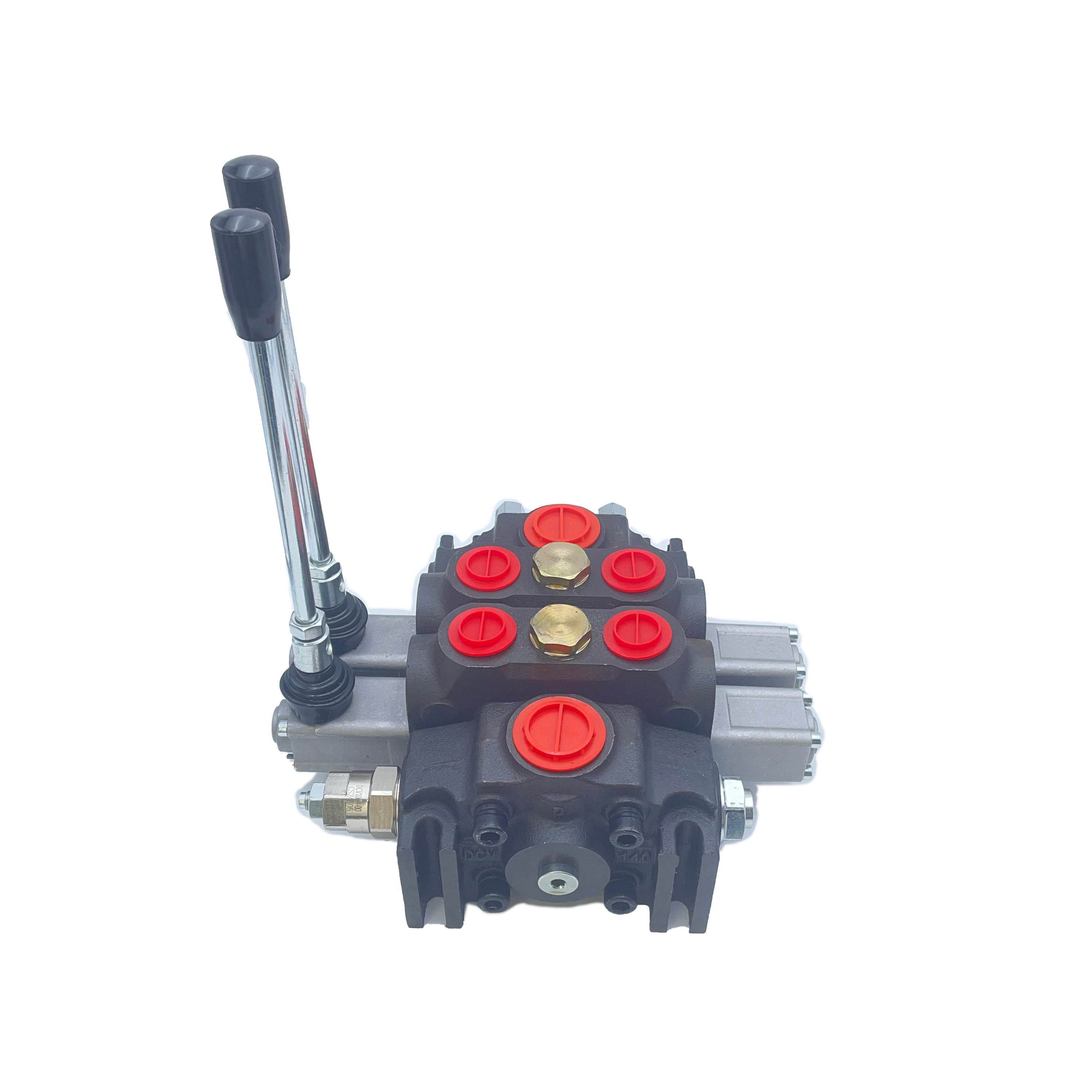 Lixin 2 Spool DCV140 Hydraulic Monoblock Directional Control Valves OEM&ODM