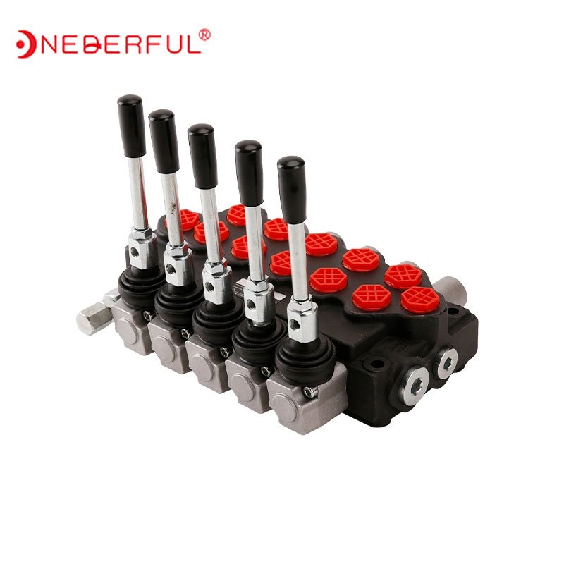 SD8 hydraulic directional control Valve For Tractor Crane Distributor sectional valve 12v hydraulic control valve with joystick