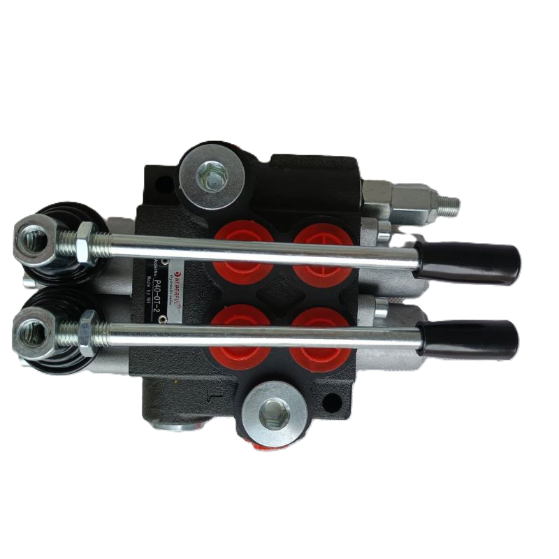 P40 P80 P120 Hydraulic Valve for Tractor Loader Ryco Distributors 2 Spool monoblock directional control valve with Joystick