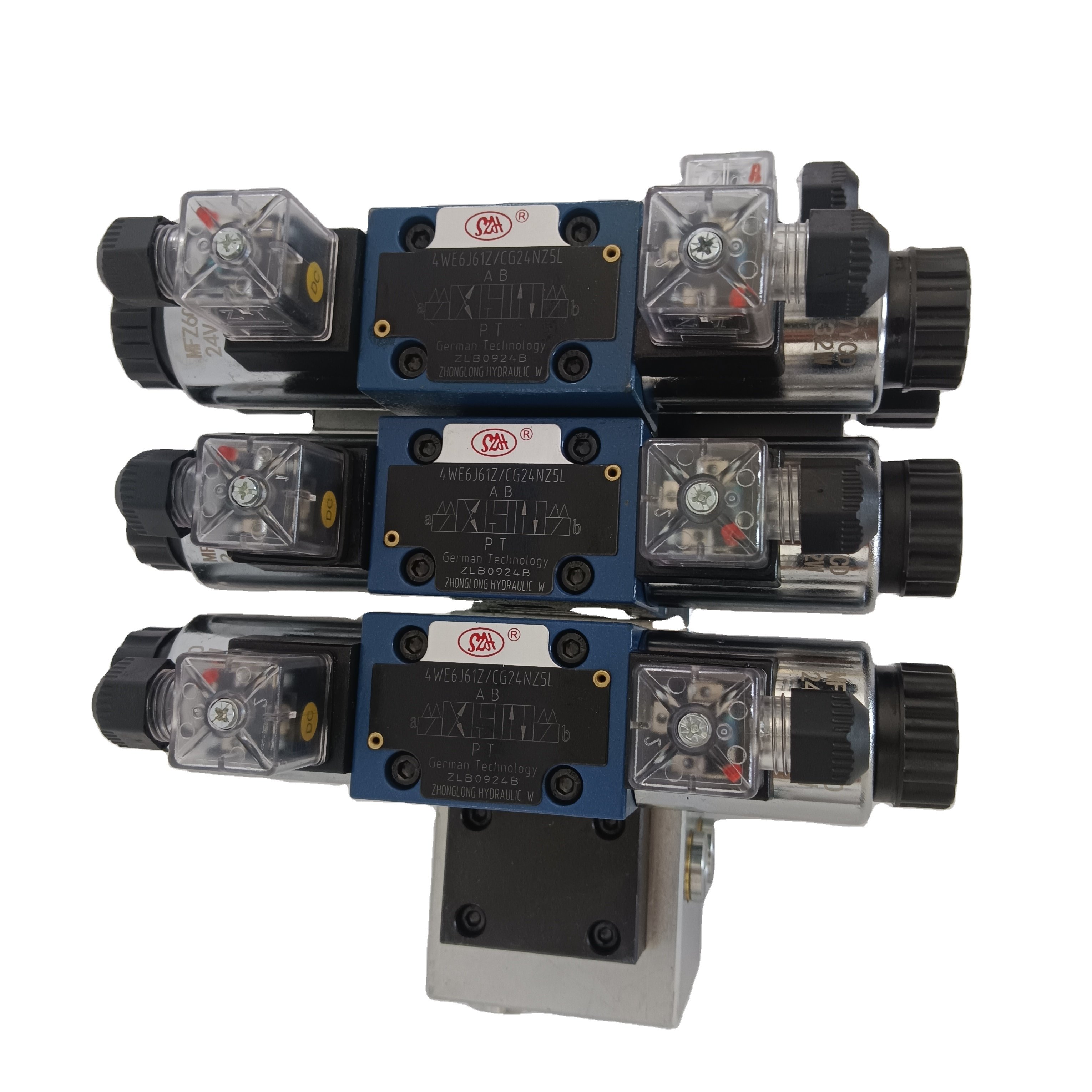 DN10 New Hydraulic Manifold Block with Relief Valve and Hydraulic Solenoid Valve