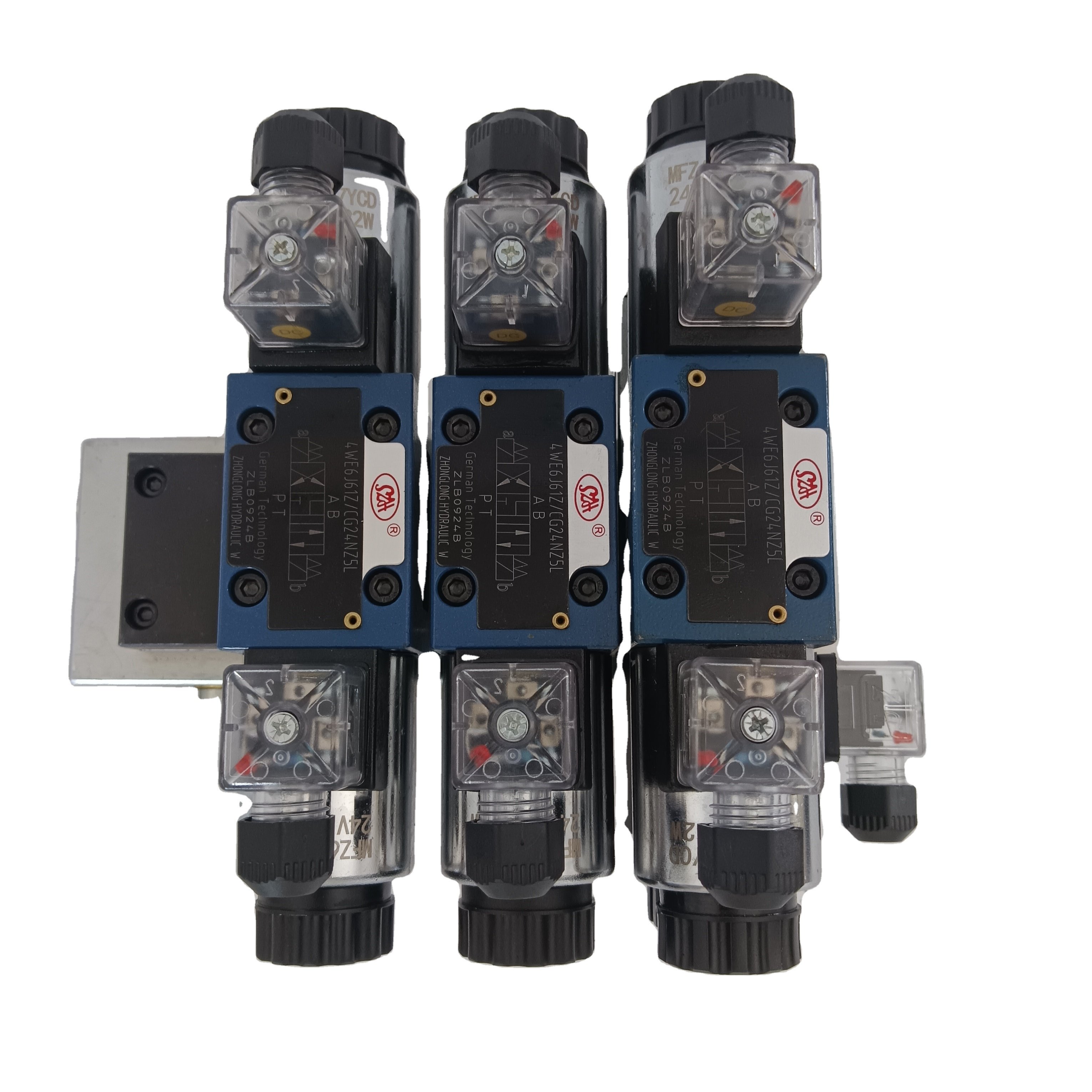 DN10 New Hydraulic Manifold Block with Relief Valve and Hydraulic Solenoid Valve