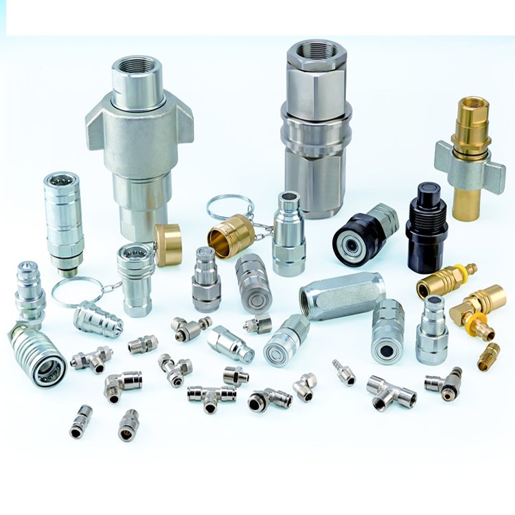 ISO 7241 Standard Industry 1/8" 1/4" 3/8" 1/2" 3/4" 1" Brass Stainless Steel Hydraulic B Series Quick Couplings Fittings