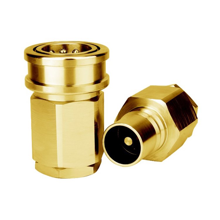 ISO 7241 Standard Industry 1/8" 1/4" 3/8" 1/2" 3/4" 1" Brass Stainless Steel Hydraulic B Series Quick Couplings Fittings