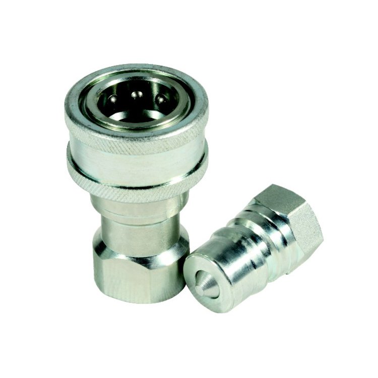 ISO 7241 Standard Industry 1/8" 1/4" 3/8" 1/2" 3/4" 1" Brass Stainless Steel Hydraulic B Series Quick Couplings Fittings
