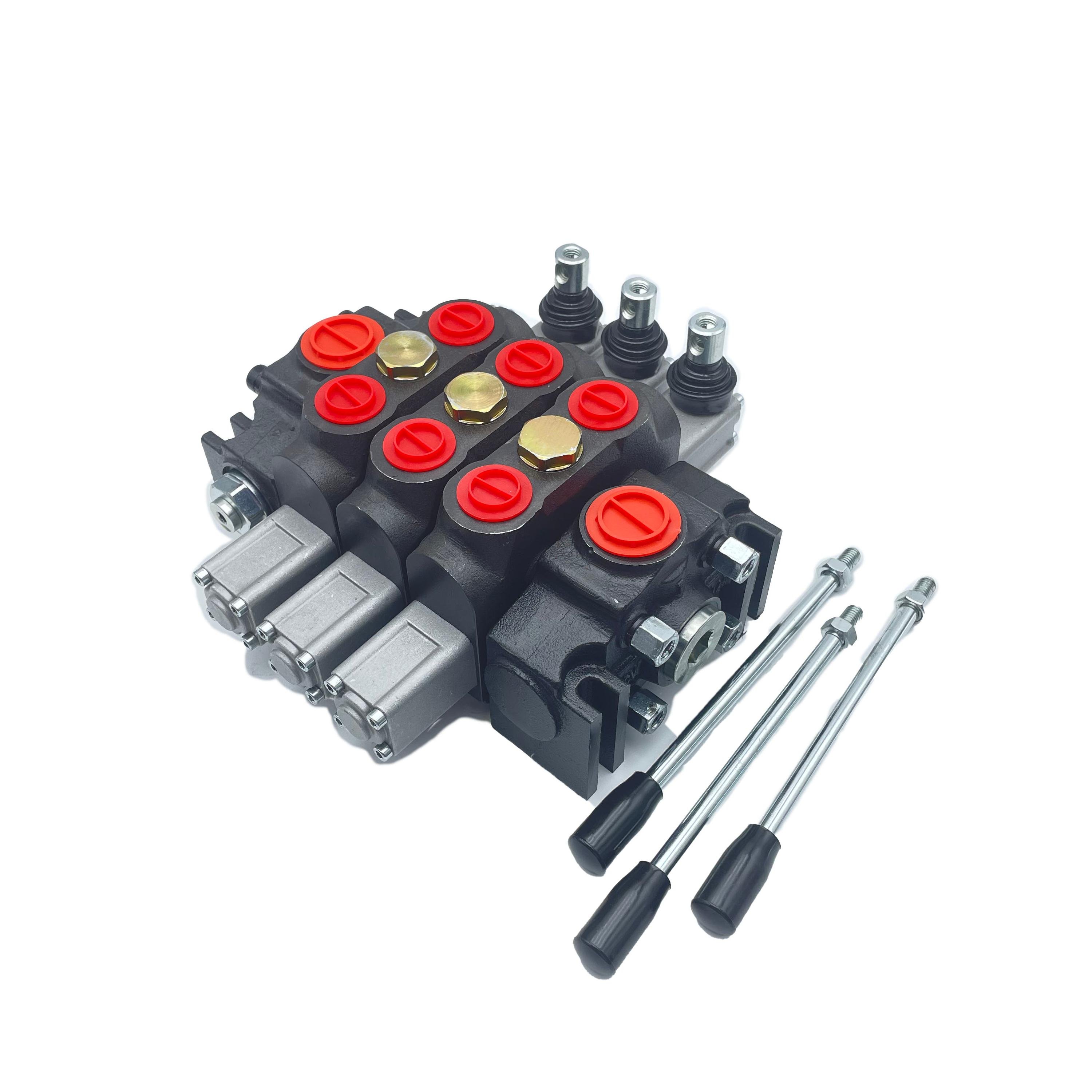 Lixin Factory direct sales DCV140 Series 3 Spools Manual Control Spring Return Hydraulic Valve