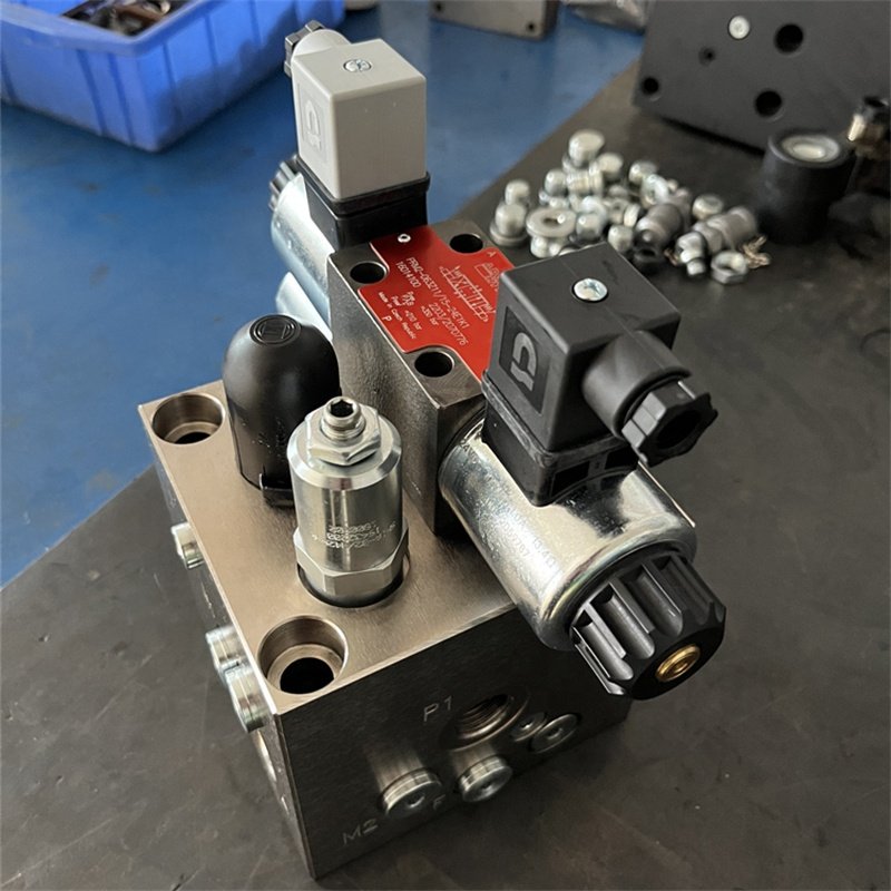 Mayroth Custom Design Hydraulic Manifolds Proportional Control Manifold Hydraulic Valve Block For Press Brake
