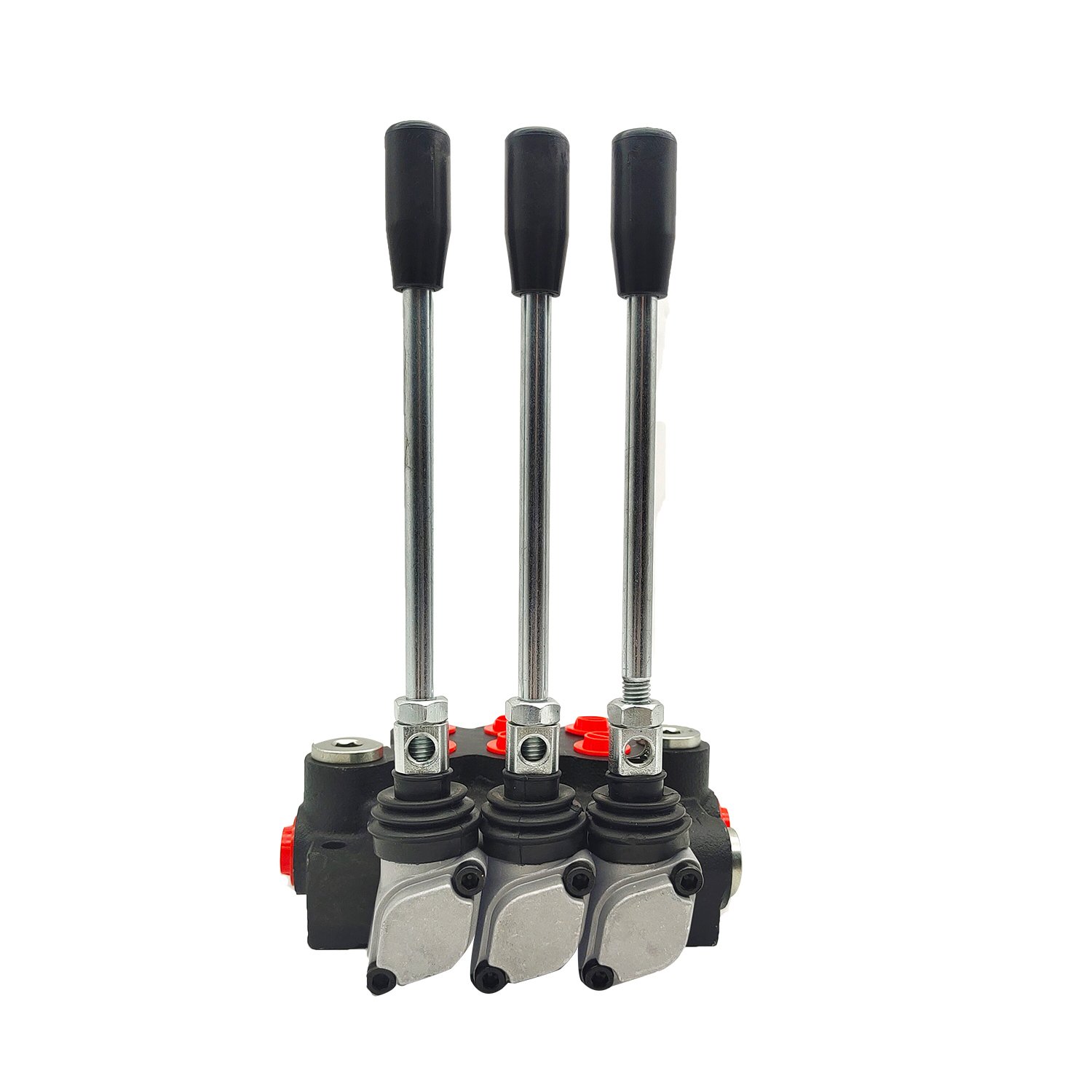 Lixin P40 3 spools hydraulic spool valve with joystick with 40 l/min control for heavy tractor