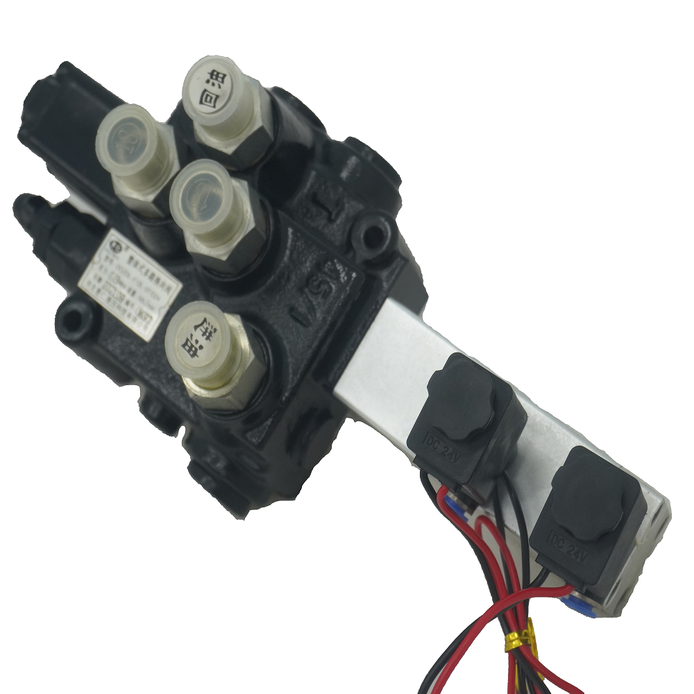 Hydraulic Integral Multi-way Valve 1 Section Dump Truck Lifting System Components