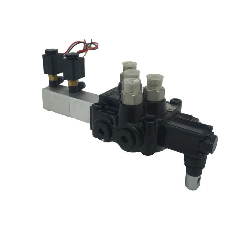 Hydraulic Integral Multi-way Valve 1 Section Dump Truck Lifting System Components