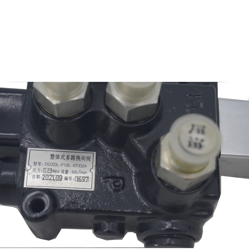 Hydraulic Integral Multi-way Valve 1 Section Dump Truck Lifting System Components
