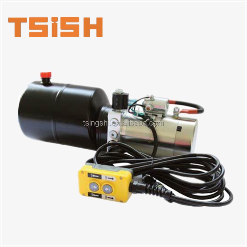 hydraulic power unit and power pack with cylinder station system kits for 10 ton dump truck trailer with tank hose valve joint