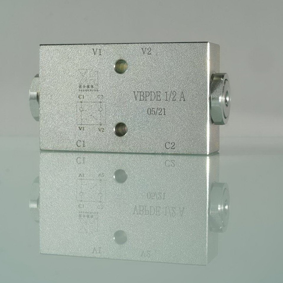 VBPDE 1/2 A double way hydraulic lock Factory direct sell low MOQ stock dual hydraulic lock valve