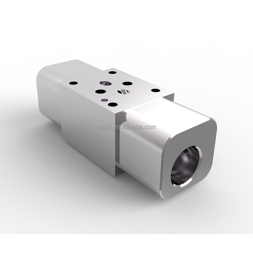 Hydraulic Aluminum Lifting Block with Solenoid Valve for hydraulic power unit pack snow plow tyre changer forklift