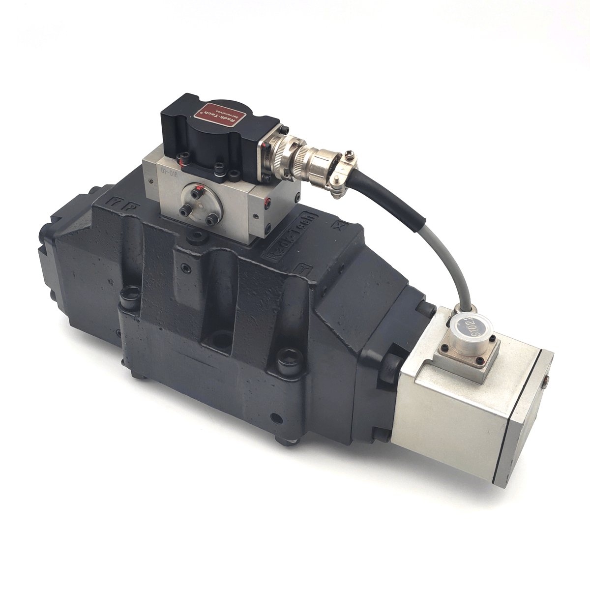Hydraulic Servo Proportional Valve RT6619E Jet Tube Type High Flow Slide Valve with Position Electrical Feedback Moog D663 D664