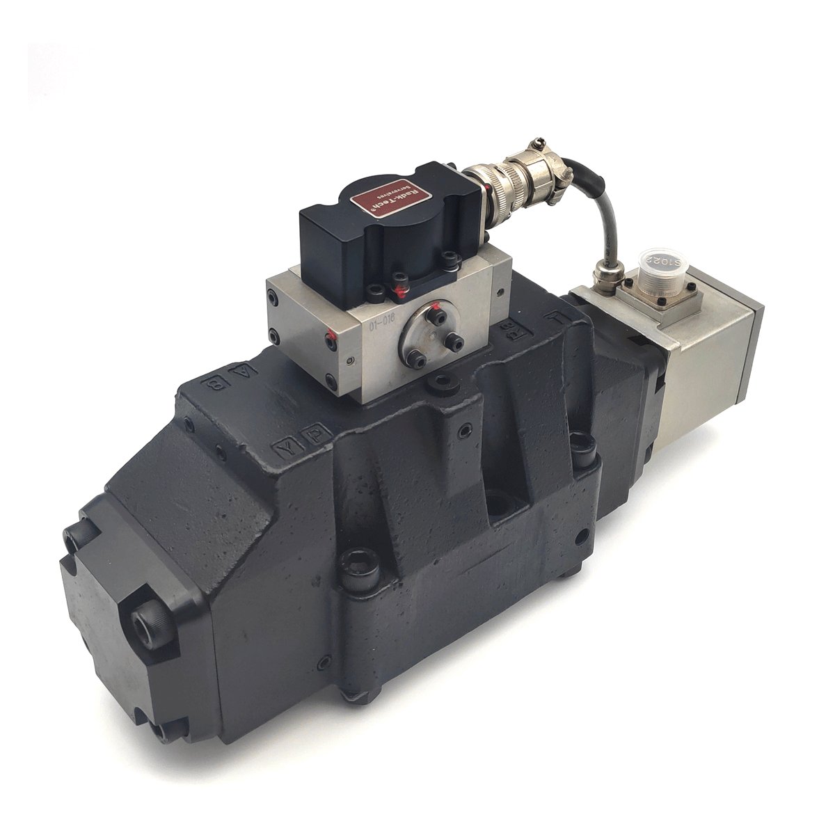 Hydraulic Servo Proportional Valve RT6619E Jet Tube Type High Flow Slide Valve with Position Electrical Feedback Moog D663 D664