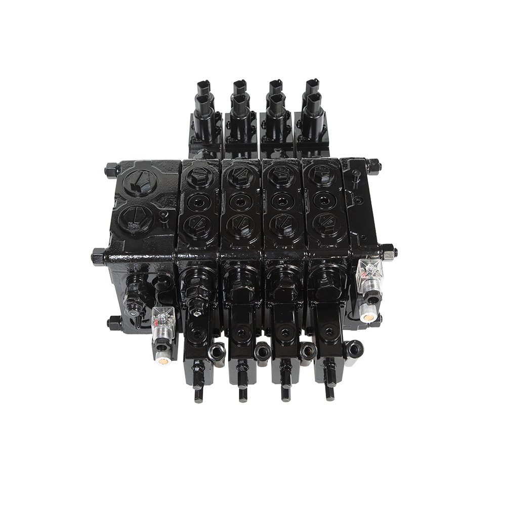 4 Way Proportional Hydraulic Control Valve with Relief Valve New Condition Directional Control Valve for Crane Use