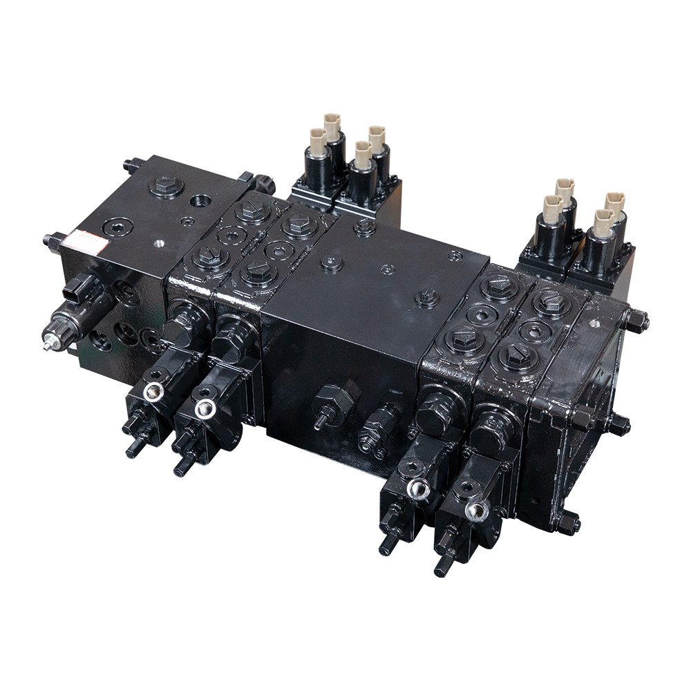 4 Way Proportional Hydraulic Control Valve with Relief Valve New Condition Directional Control Valve for Crane Use