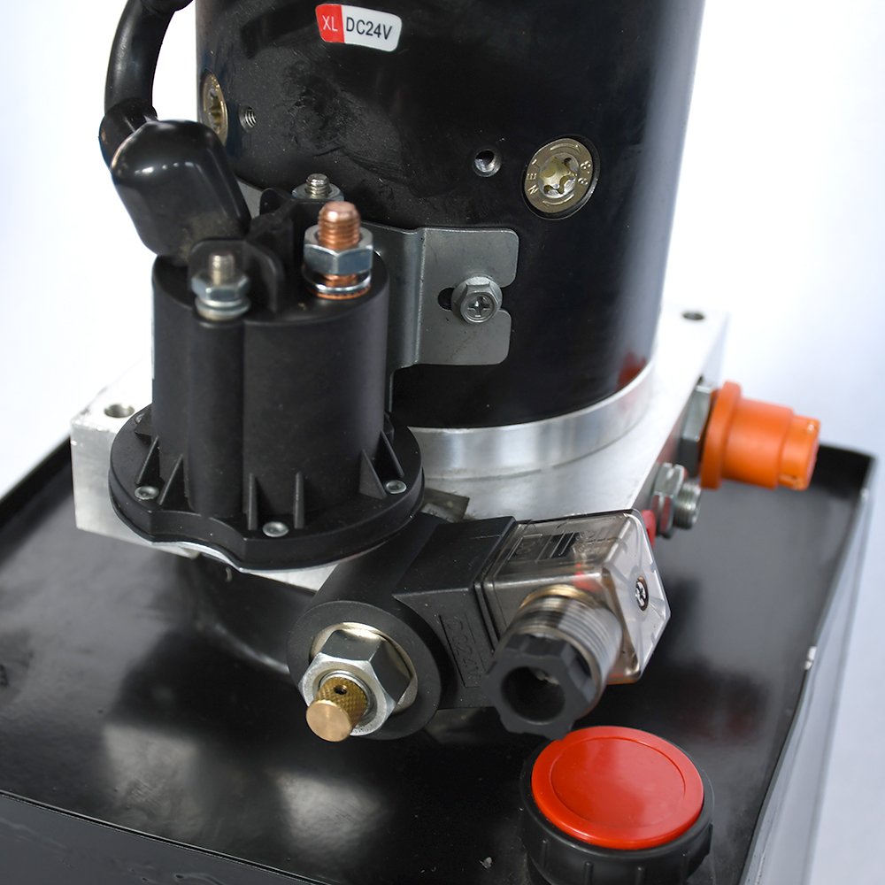 Newest Design Top Quality 12V 24V Dc Single Action Vertical Hydraulic Power Pack Unit