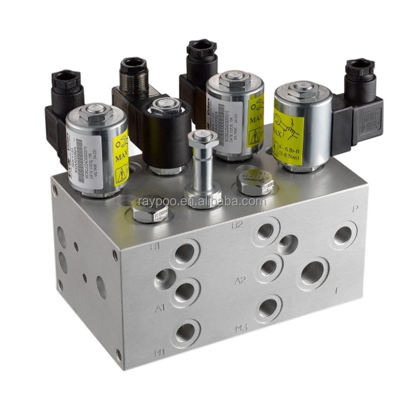 manifold valves hydraulic system for garbage truck