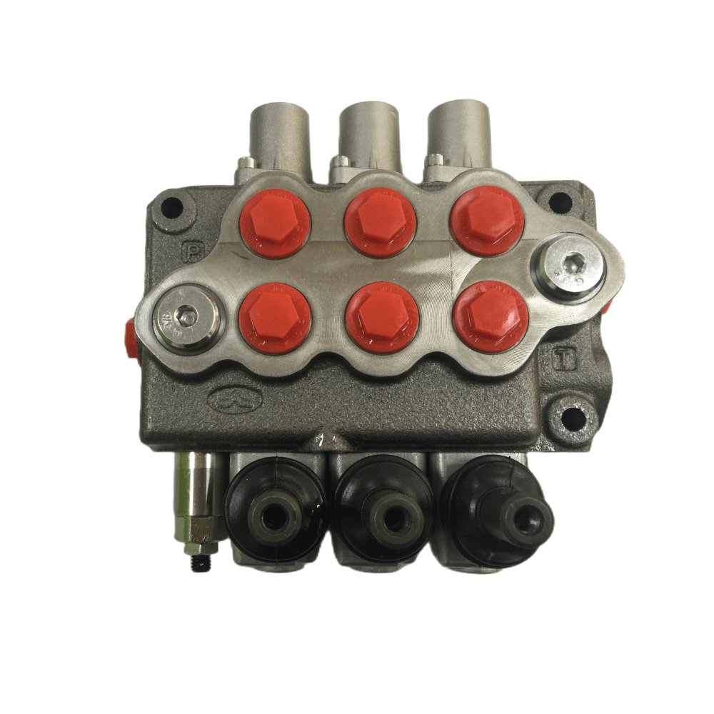 walvoil type 40-380LPM Hydraulic Directional Valve 4 spools monoblock control valves