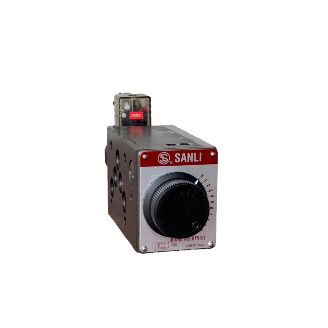 Taiwan Manufacturer Premium Adjustable Laminated Flow Hydraulic Solenoid Valve For Export