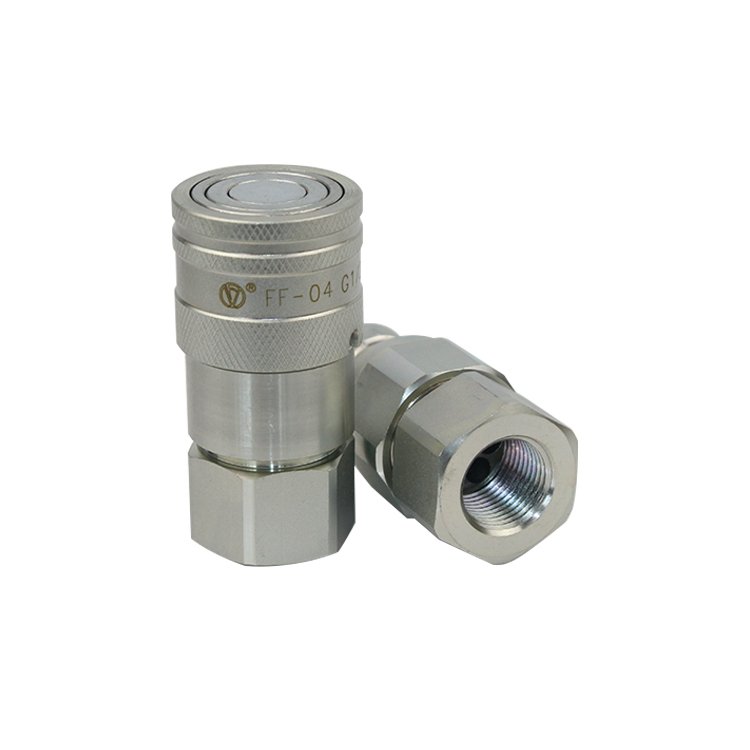 Stainless Steel Flat Face Hydraulic Hose Couplings Quick Disconnect Coupling