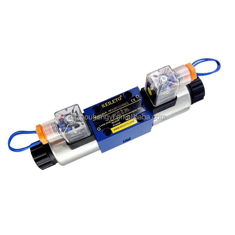 KEILETO Hydraulic 4WE6E61B/CG24N9Z5L Electromagnetic Directional Valve 4WE6J6D6Y6G CW220N9Z5L