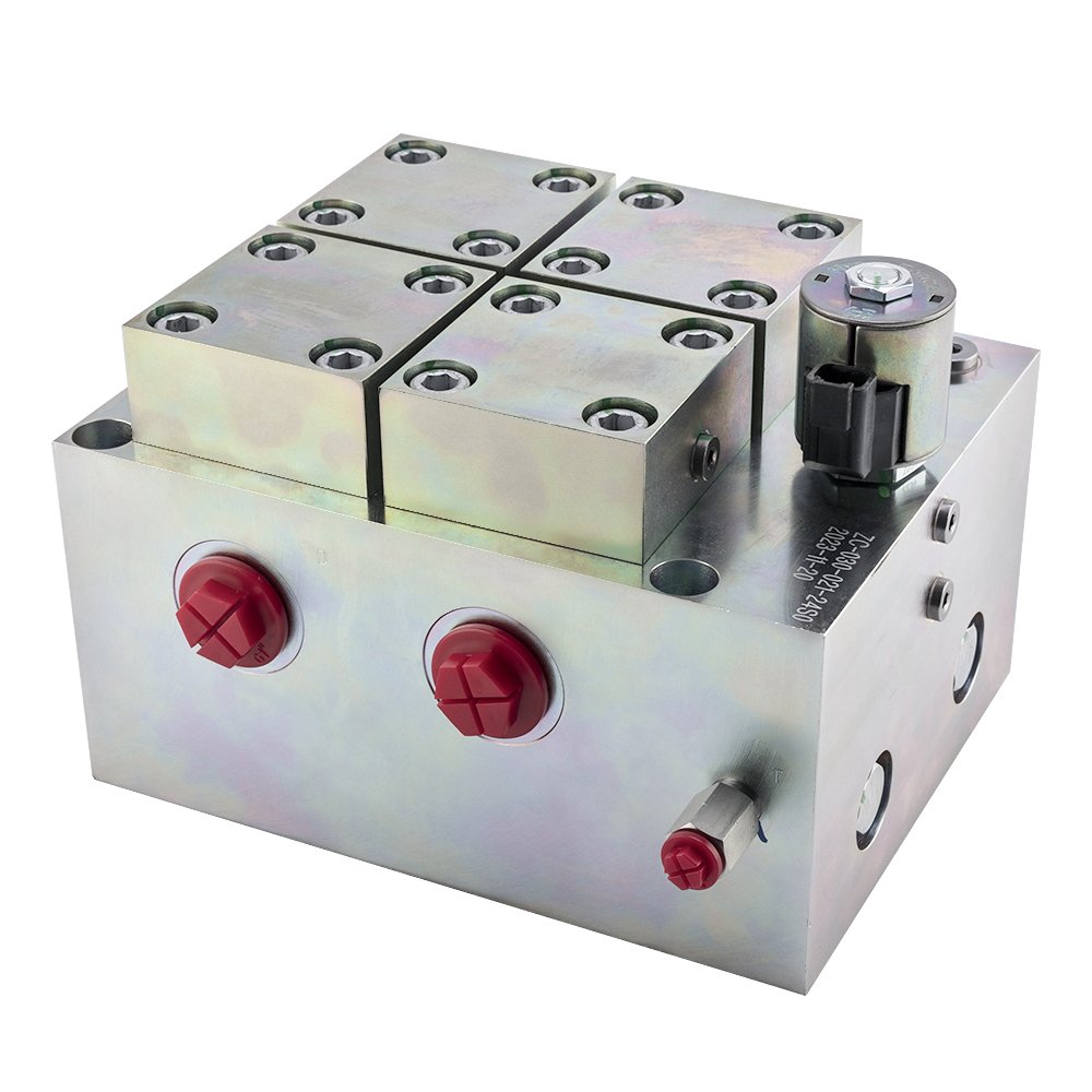 Factory hydraulic experts according to the drawings customize aluminum steel hydraulic valve block hydraulic manifold