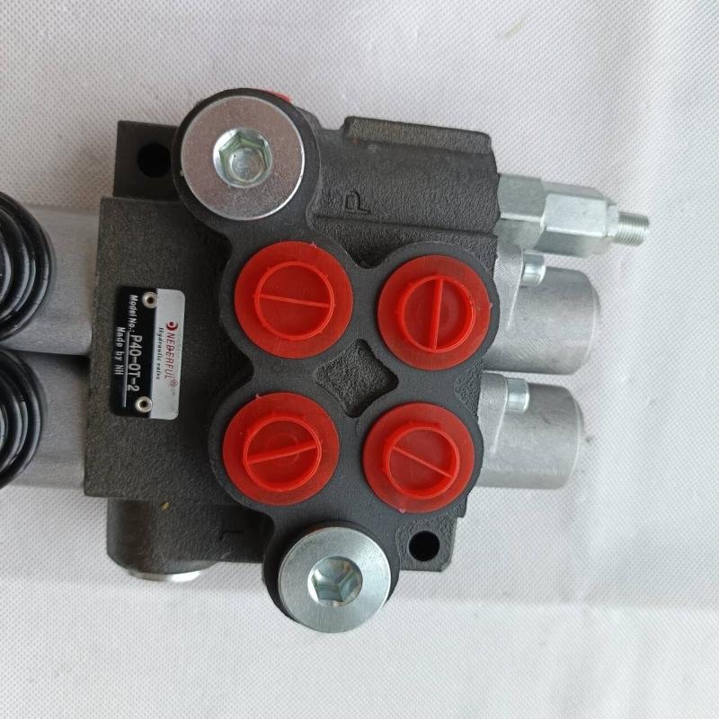 2 Spool P40 Hydraulic Monoblock Directional Control Valve P120 tractor Hydraulic Valve 4 way 2 position hydraulic valve
