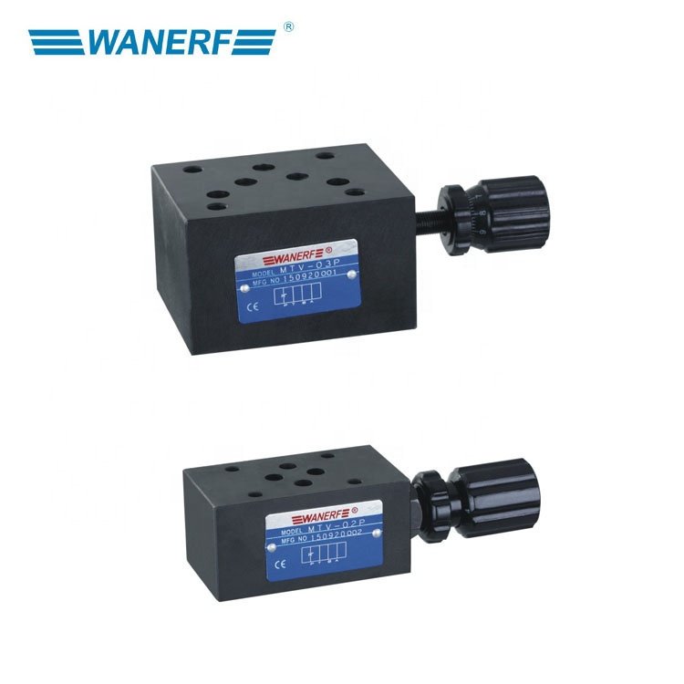 REXROTH YUKEN series flow control modular MTCV throttle hydraulic flow control valve