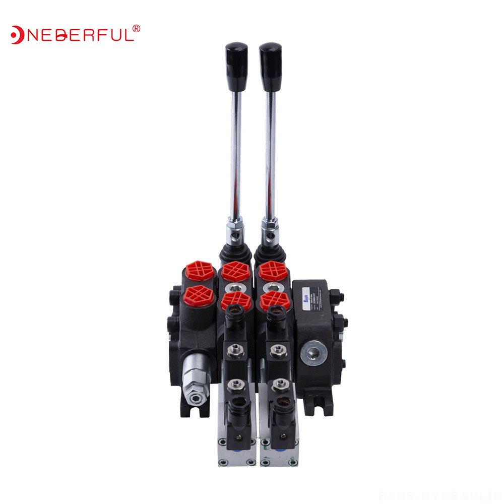 315bar electro-hydraulic double acting Manual Control Valves joystick cable Motor Spool Hydraulic Flow Control Valve
