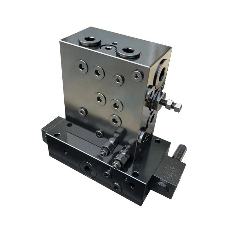 Customization Manifold Hydraulic Valve Multi-way Block Assembly Excavator Tractor Lift Oil Circuit Control For Grab Bucket Crane