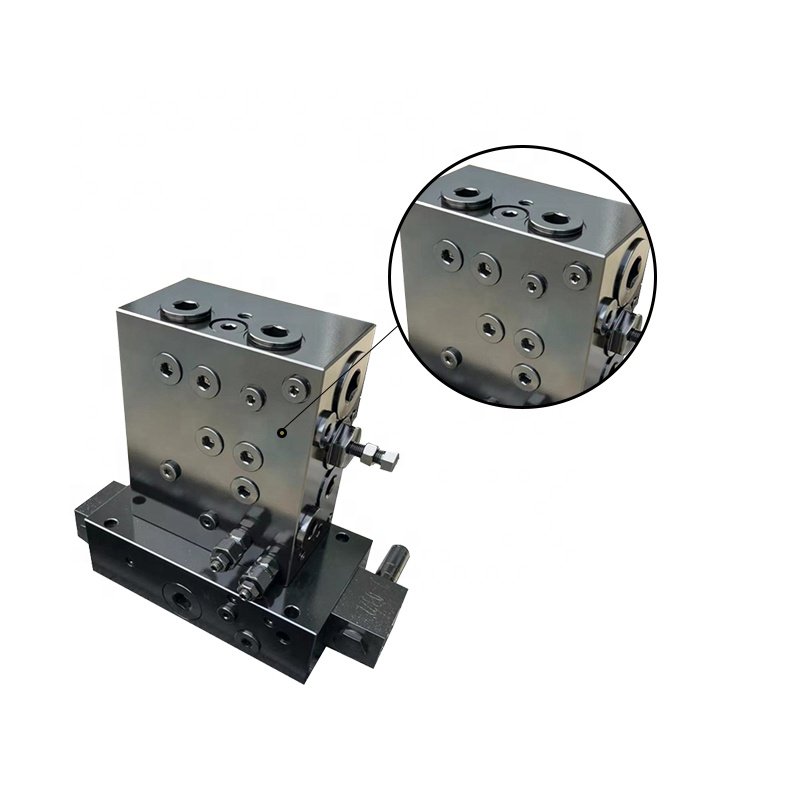 Customization Manifold Hydraulic Valve Multi-way Block Assembly Excavator Tractor Lift Oil Circuit Control For Grab Bucket Crane