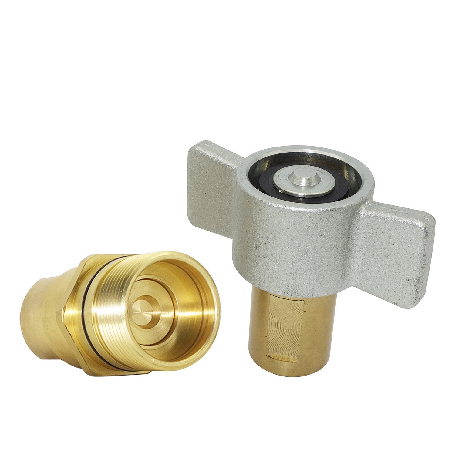 NAIWO brass Thread Connecting wing Quick Disonnect Coupling quick couplers NWGT double connector 1 inch hydraulic pipe