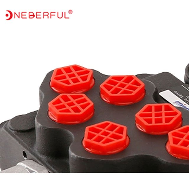Hydraulic Manual Distributor with 3 Spools 70L/M Flow Rate SD11 Lever Monoblock Directional Control Valve three way valve