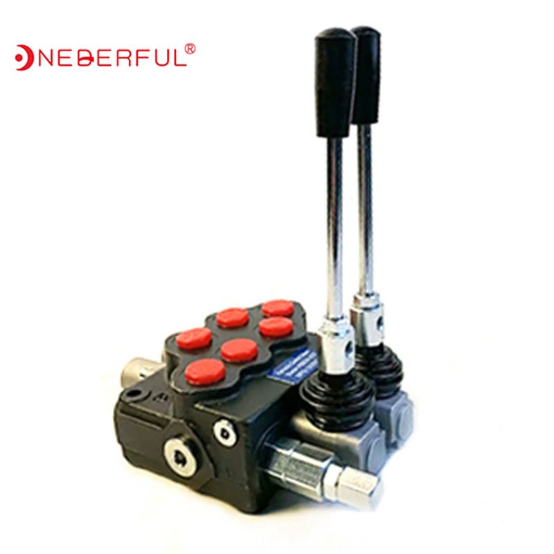 Hydraulic Manual Distributor with 3 Spools 70L/M Flow Rate SD11 Lever Monoblock Directional Control Valve three way valve