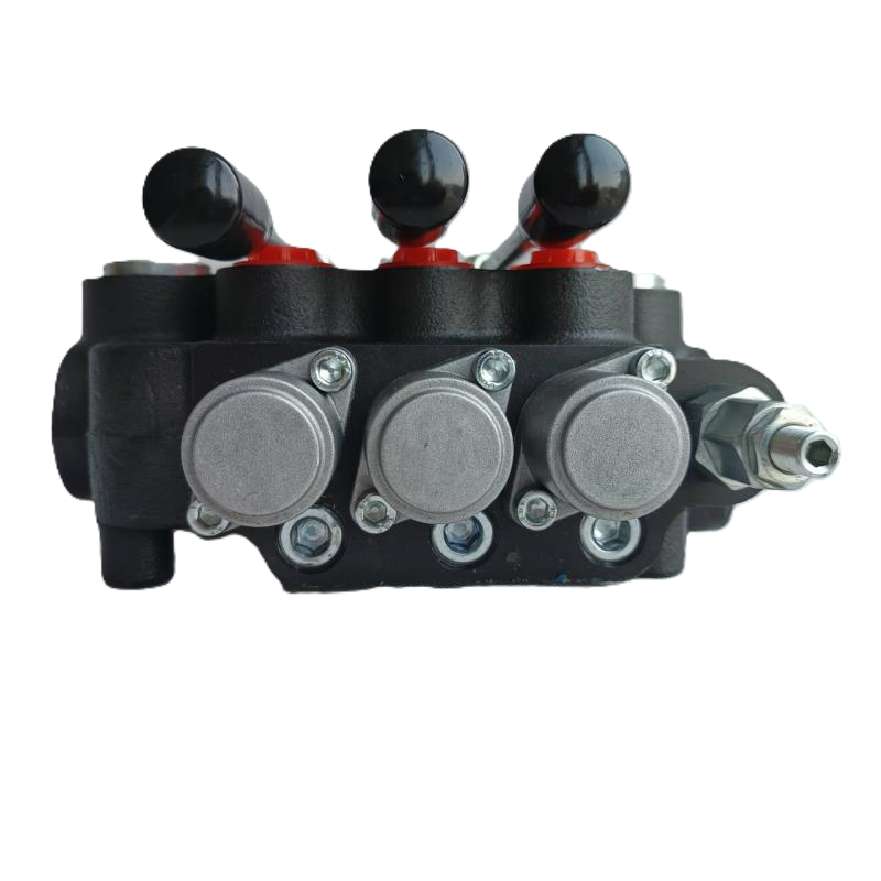 P80 Series Monoblock Directional Control Valve 1-7 Section 80Flow Joystick operation Hydraulic Control Valve for loader forklift