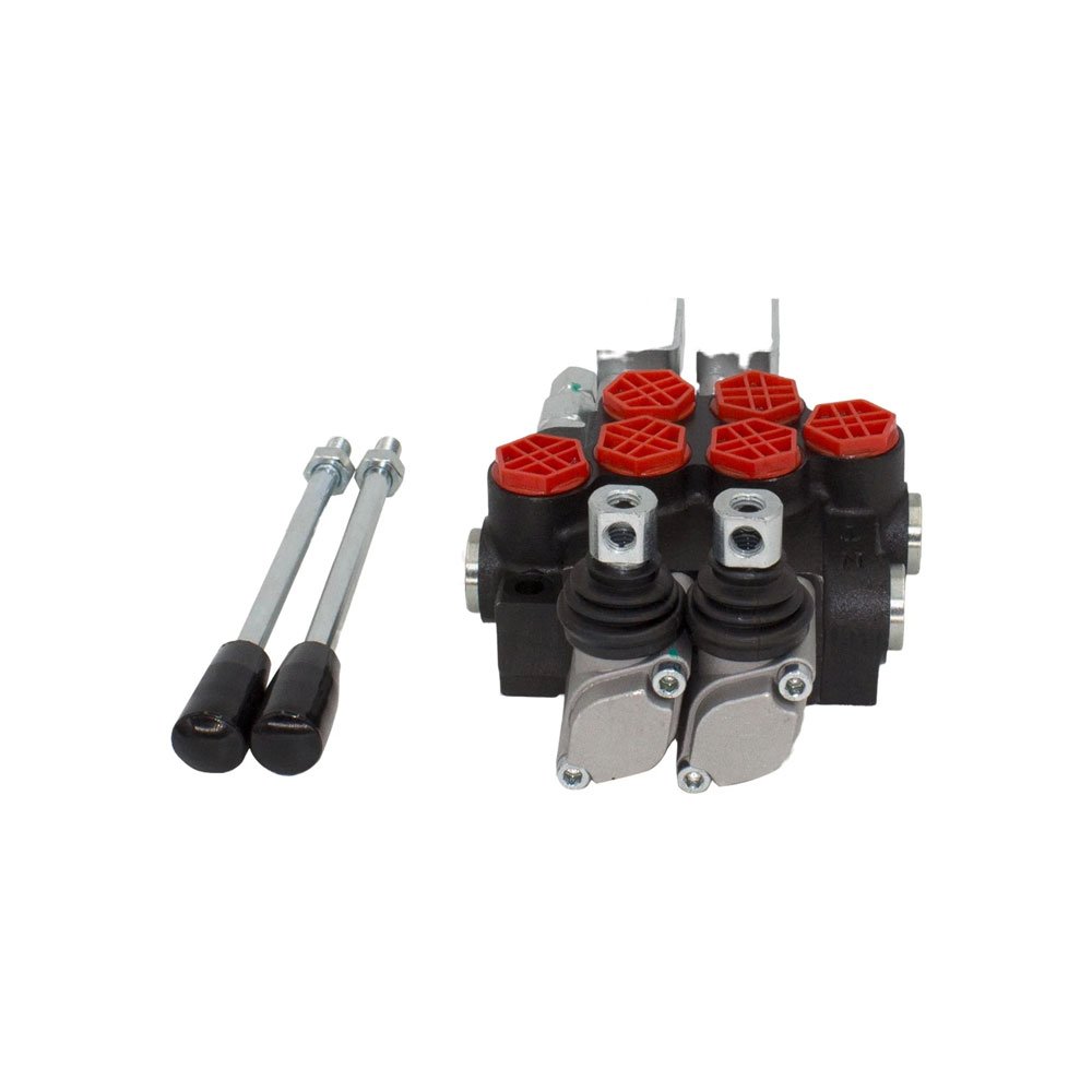 P40 P80 P120 Hydraulic Single Spool Multiple Directional Joystick Valve Electrical Control electro hydraulic distributor 4 spool
