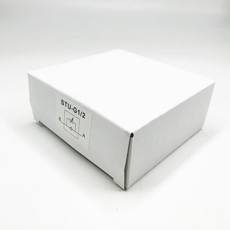 High pressure STU series precision speed Regulating carbon steel one way throttle valve
