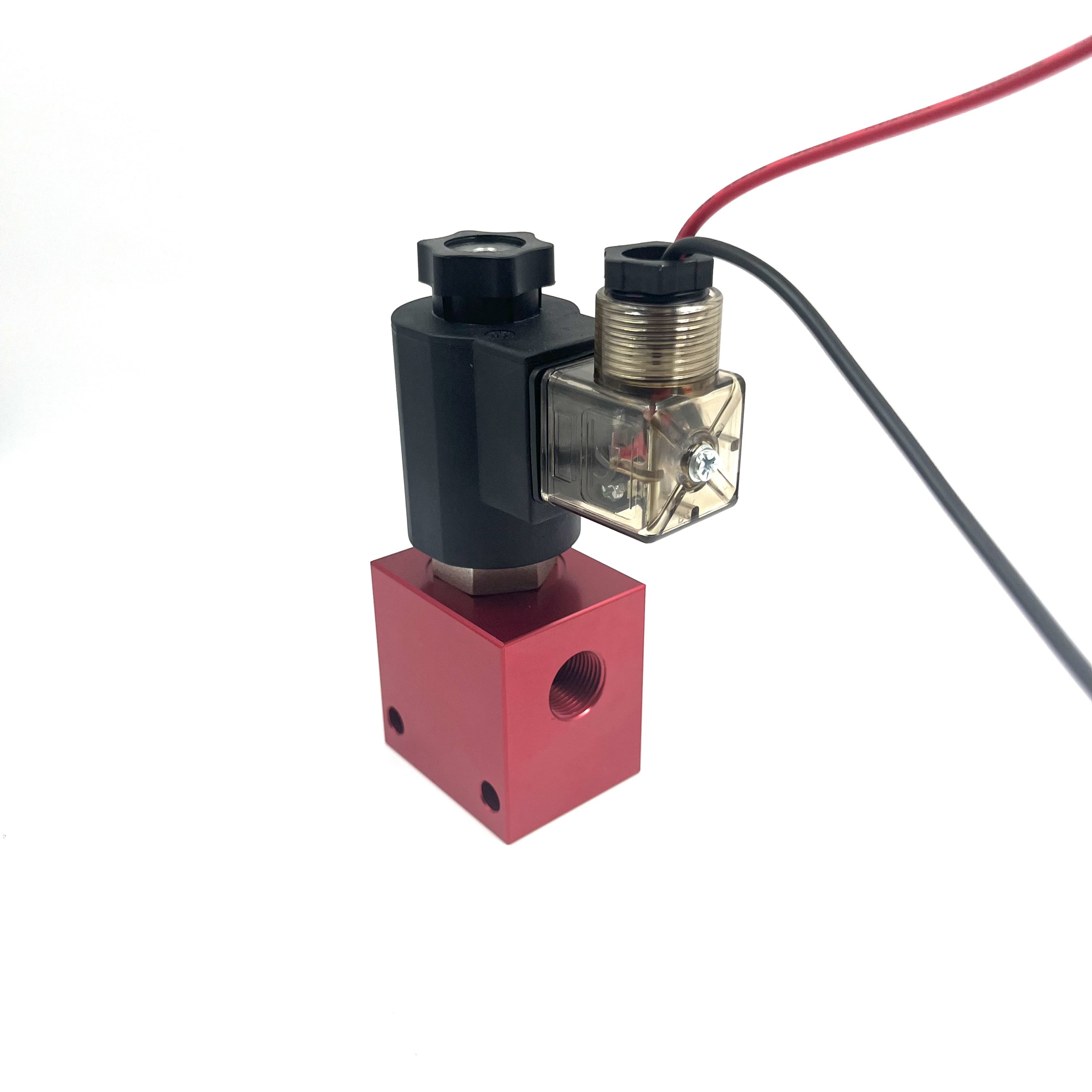 DC 12V 24V Coil G1/2 G3/8 Port Hydraulic Block V3068 Hydraulic Cartridge Valve Solenoid Valve 2-Position 2-Way
