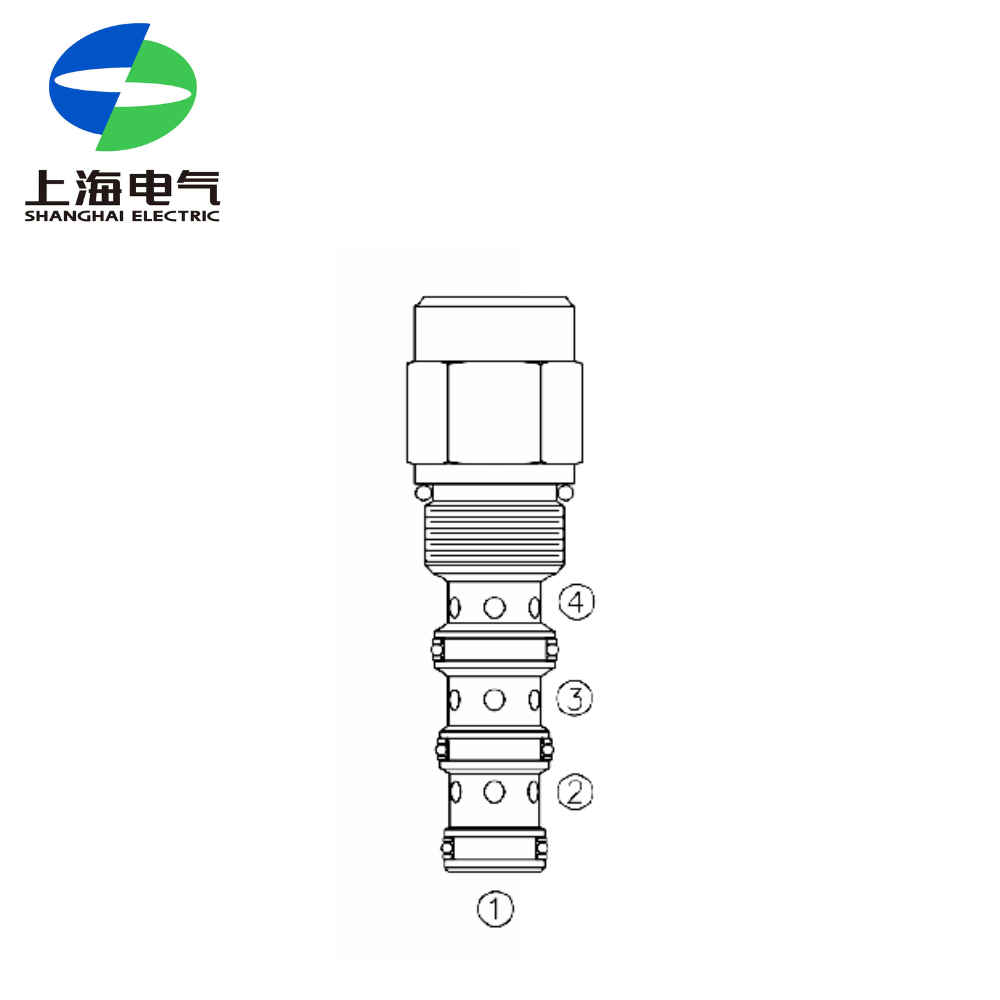 High Performance Pilot-operated Hydraulic Screw-in Valve PD10-41 Hydra Force Valve Hydraulic Cartridge Valves