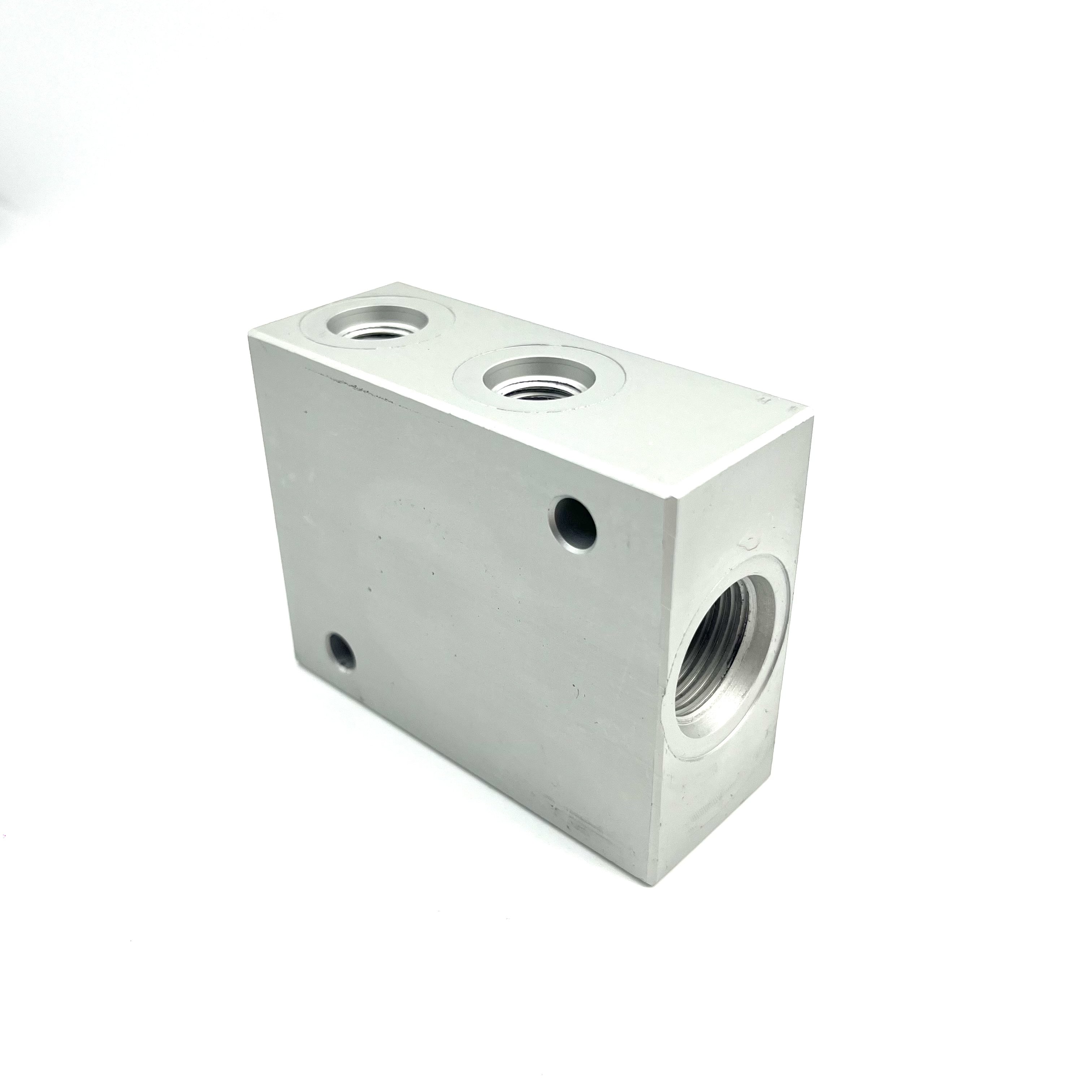 ODM ODM High Pressure Hydraulic Manifold Block W10-4 G1/4 Hydraulic Accessories For Solenoid Valve