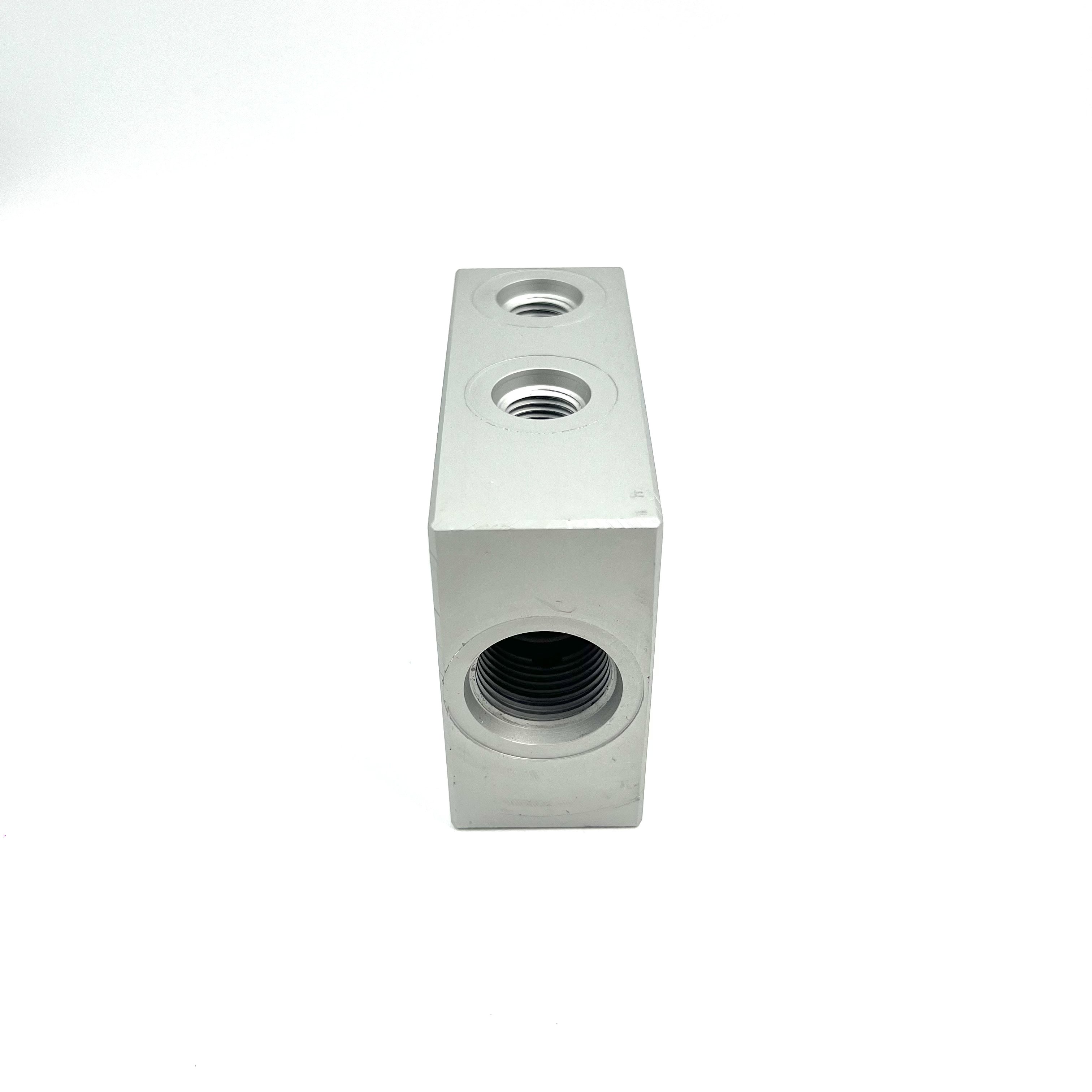 ODM ODM High Pressure Hydraulic Manifold Block W10-4 G1/4 Hydraulic Accessories For Solenoid Valve