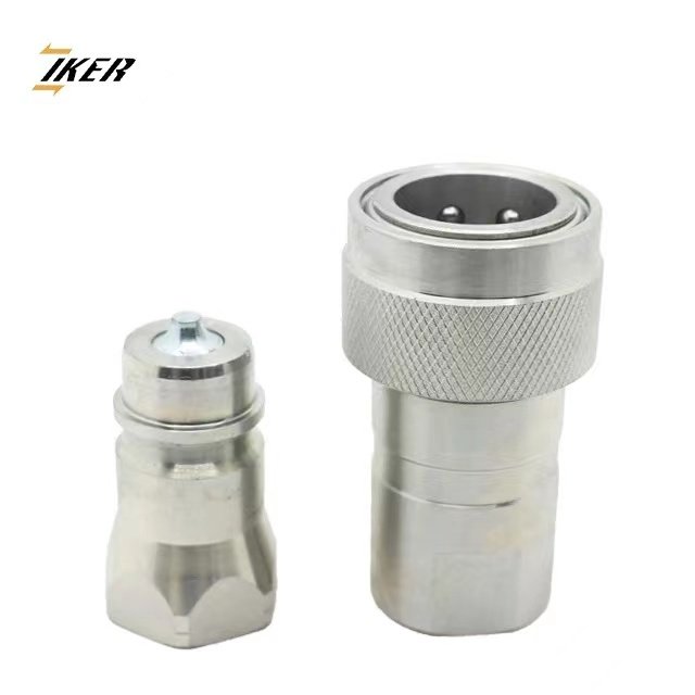 1/2" NPT/BSP PARKER 4000 Series ISO5675 Hydraulic Coupler for Agricultural Equipment