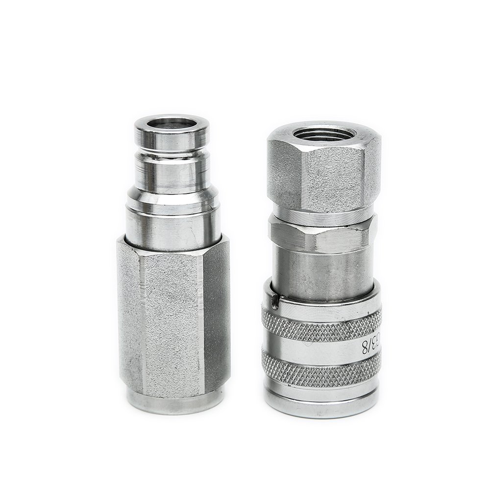 Male & Female Flat Face hydraulic quick Coupler Kit 153-2994 153-2995 Fits for CAT Excavator Loader Truck