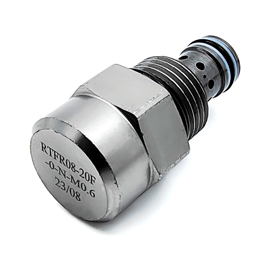 Hydraulic Flow Controls Pressure Compensated - Flow Regulators - Restrictive Type - Non-adjustable Cartridge Valve RADK FR08-20F
