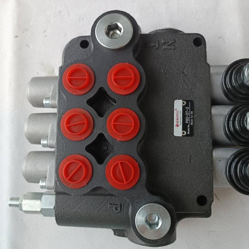 40L/min 80L/min 120L/min Flow Hydraulic Directional monoblock Valve P40 Series Hydraulic Multi-way Directional Control Valve